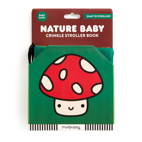 Crinkle Fabric Stroller Book - Nature