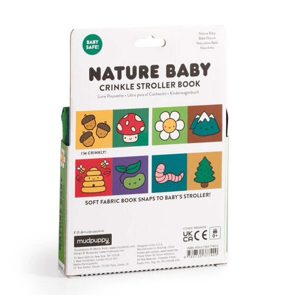 Crinkle Fabric Stroller Book - Nature