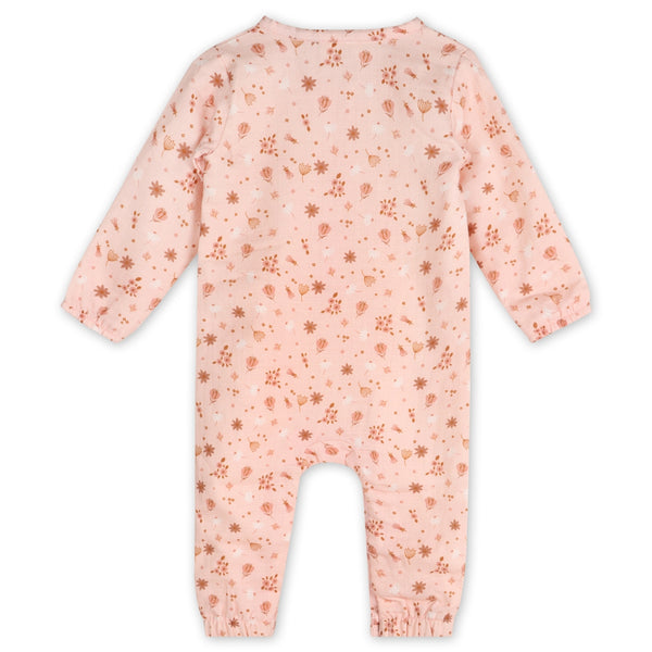 Long Sleeve Jumpsuit - Pink Floral