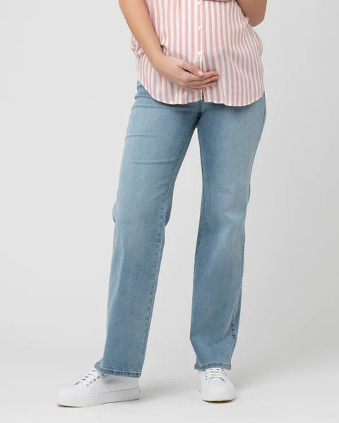 Kyle Wide Leg Jean - Light Blue