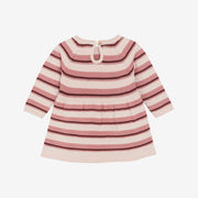 Long Sleeve Knit Dress - Dusty Rose