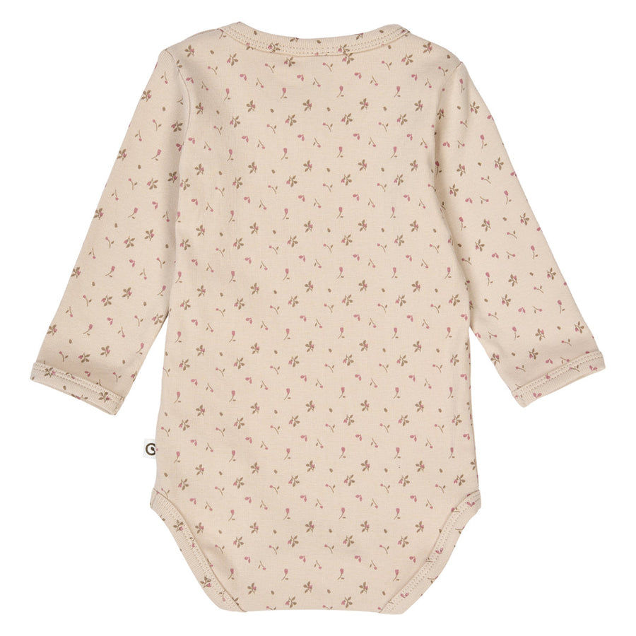 Aster Floral Print Long Sleeve Bodysuit