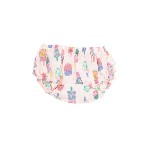 Sundress and Diaper Cover - Floral Popsicles