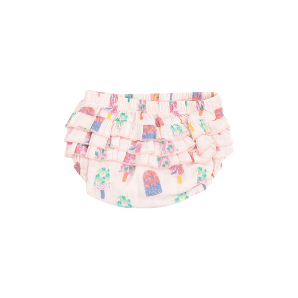 Sundress and Diaper Cover - Floral Popsicles