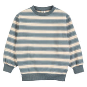 Stripe Sweat Set - Oak/Stormy Blue