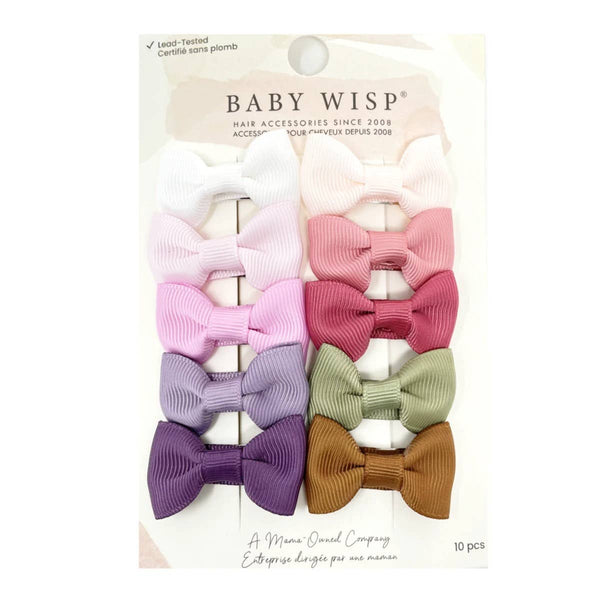 10-Piece Ribbon Hair Bows - New Orleans
