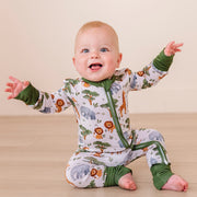Bamboo Convertible Footie - It's a Jungle Out There!