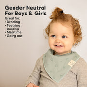 Organic Cotton Bandana Bibs - Nordic