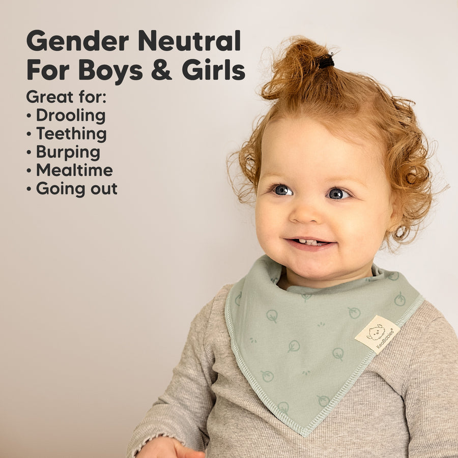 Organic Cotton Bandana Bibs - Nordic