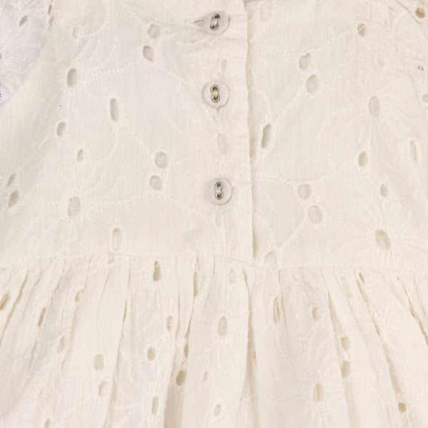 Lily Schiffli Floral Baby Girl Dress and Bloomers