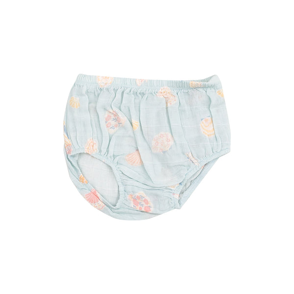 Twirly Sundress and Diaper Cover - Pretty Seashells