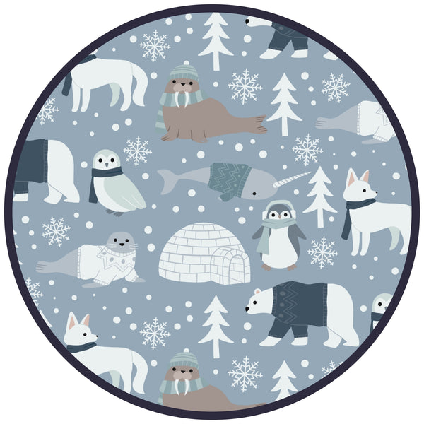 Bamboo Two Piece Long Sleeve Pajamas - Polar Pals