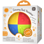 3" Natural Sensory Ball - Rainbow