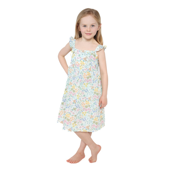 Paperbag Ruffle Sundress - Samantha Floral