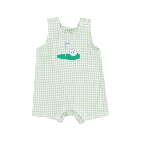 Shortie Romper - Golf Applique
