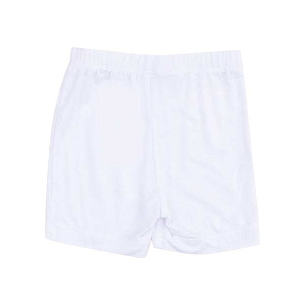 Bike Short - Solid White