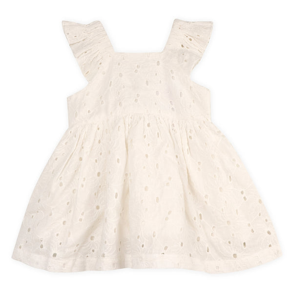 Lily Schiffli Floral Baby Girl Dress and Bloomers