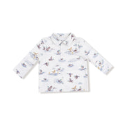 Long Sleeve Polo with Jogger - Migrating Mallards