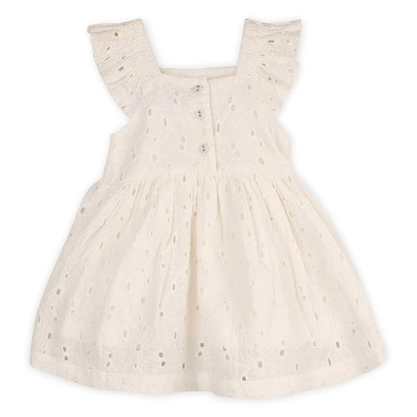 Lily Schiffli Floral Baby Girl Dress and Bloomers