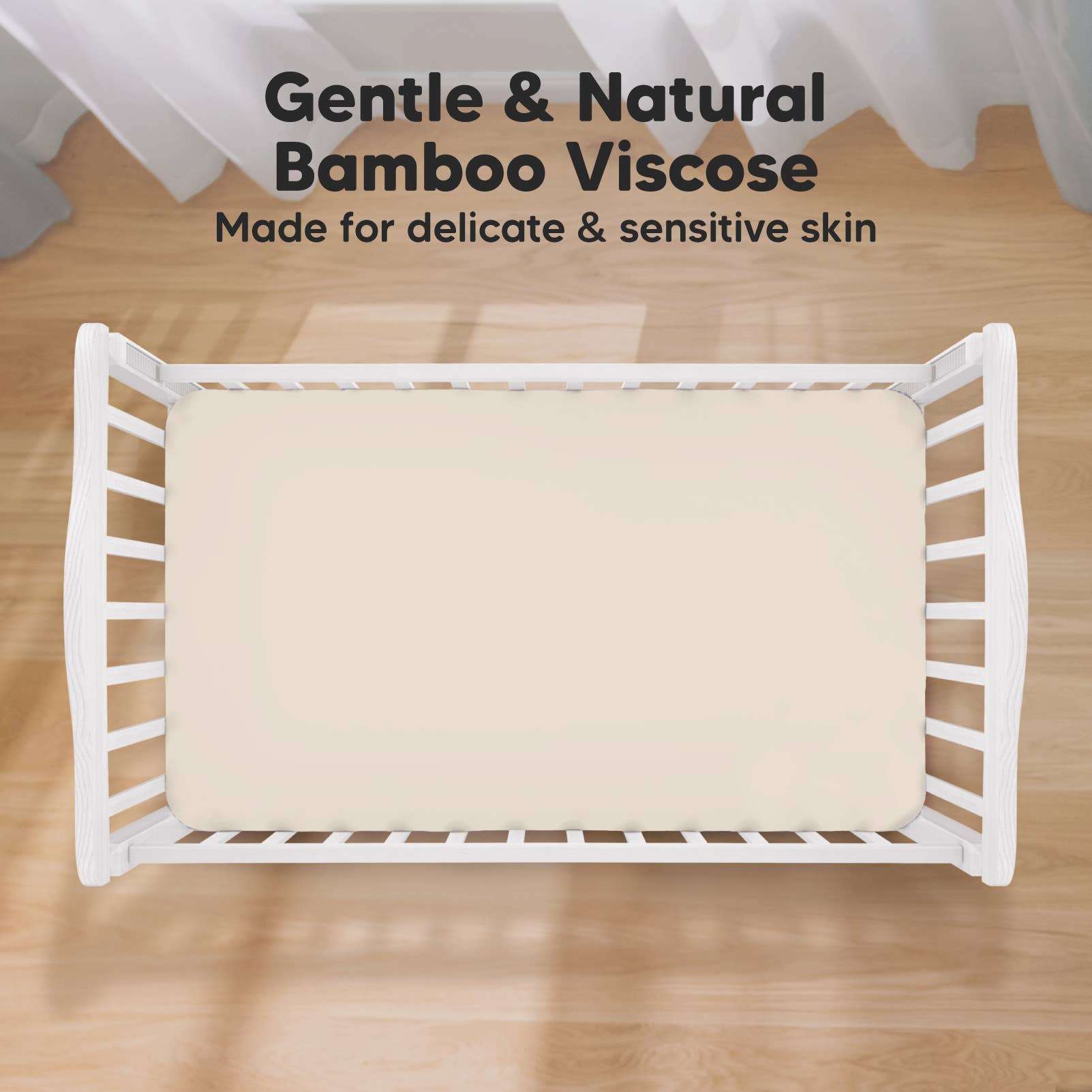 2 Pack Isla Fitted Crib Sheet - Cameo