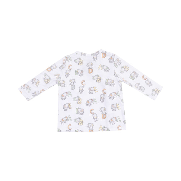 Take Me Home Set with Roll Over Cuff Pant - Vintage Elephant ABC