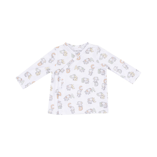 Take Me Home Set with Roll Over Cuff Pant - Vintage Elephant ABC