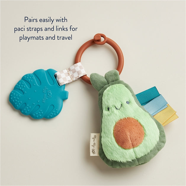 Itzy Pal™ Plush + Teether  - Avocado