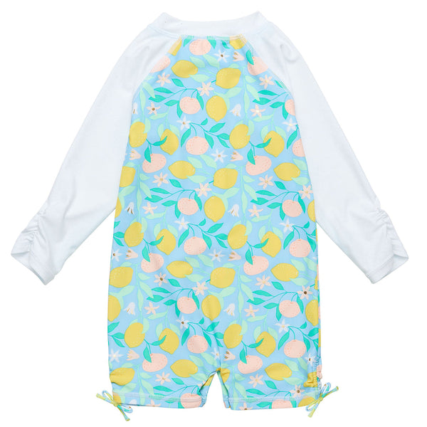 Lemon Drops Long Sleeve Sun Suit