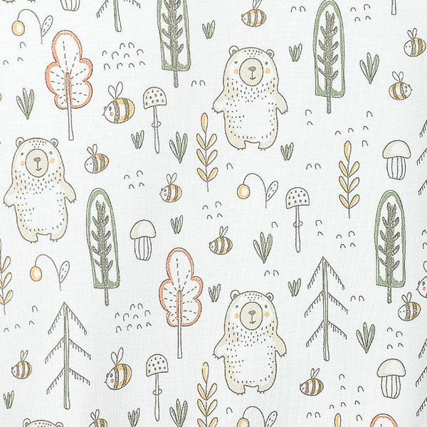 Sailor-Sleeve Romper - Honey Bears