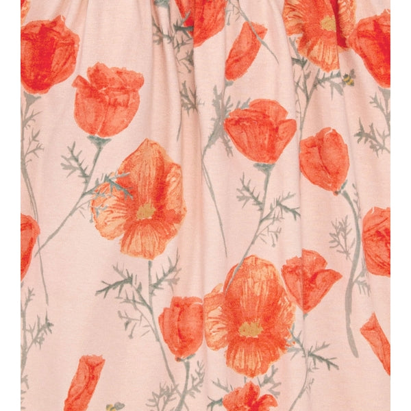California Poppies Bubble Dress & Diaper Cover