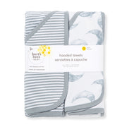 Organic Hooded 2 Pack Towels - Hello Moon