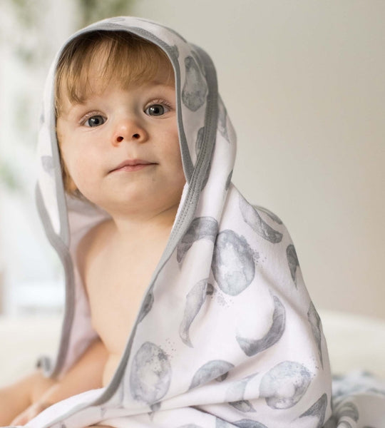 Organic Hooded 2 Pack Towels - Hello Moon