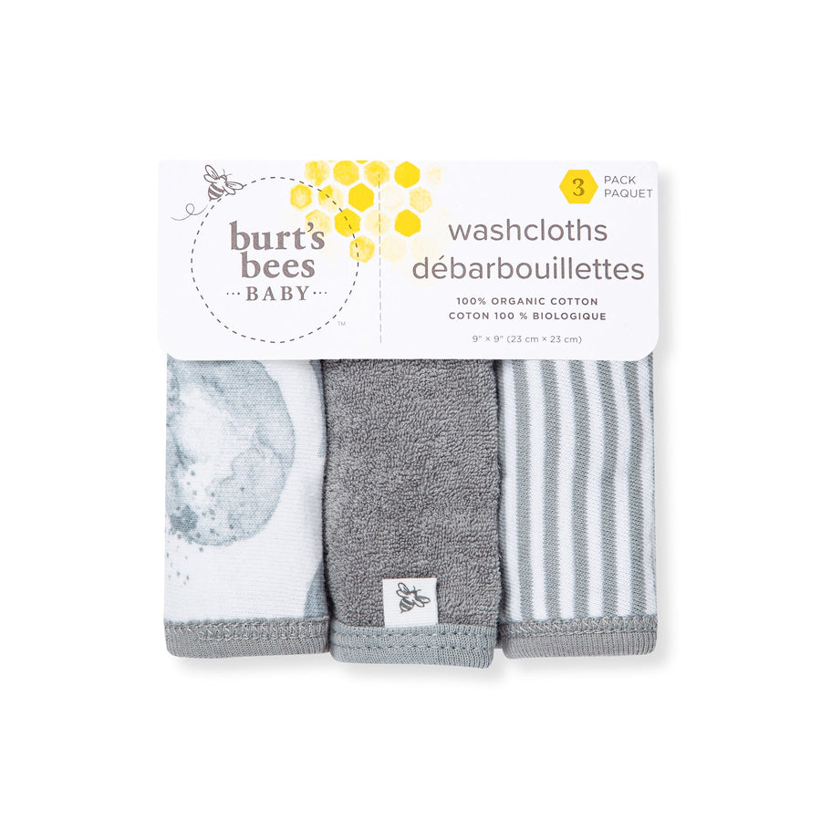 Hello Moon! Organic Washcloths 3 Pack