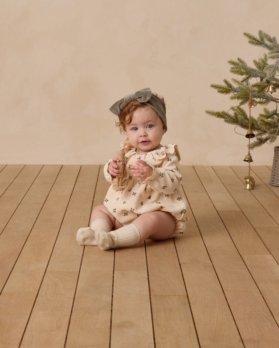 Wendy Romper - Holly Berry