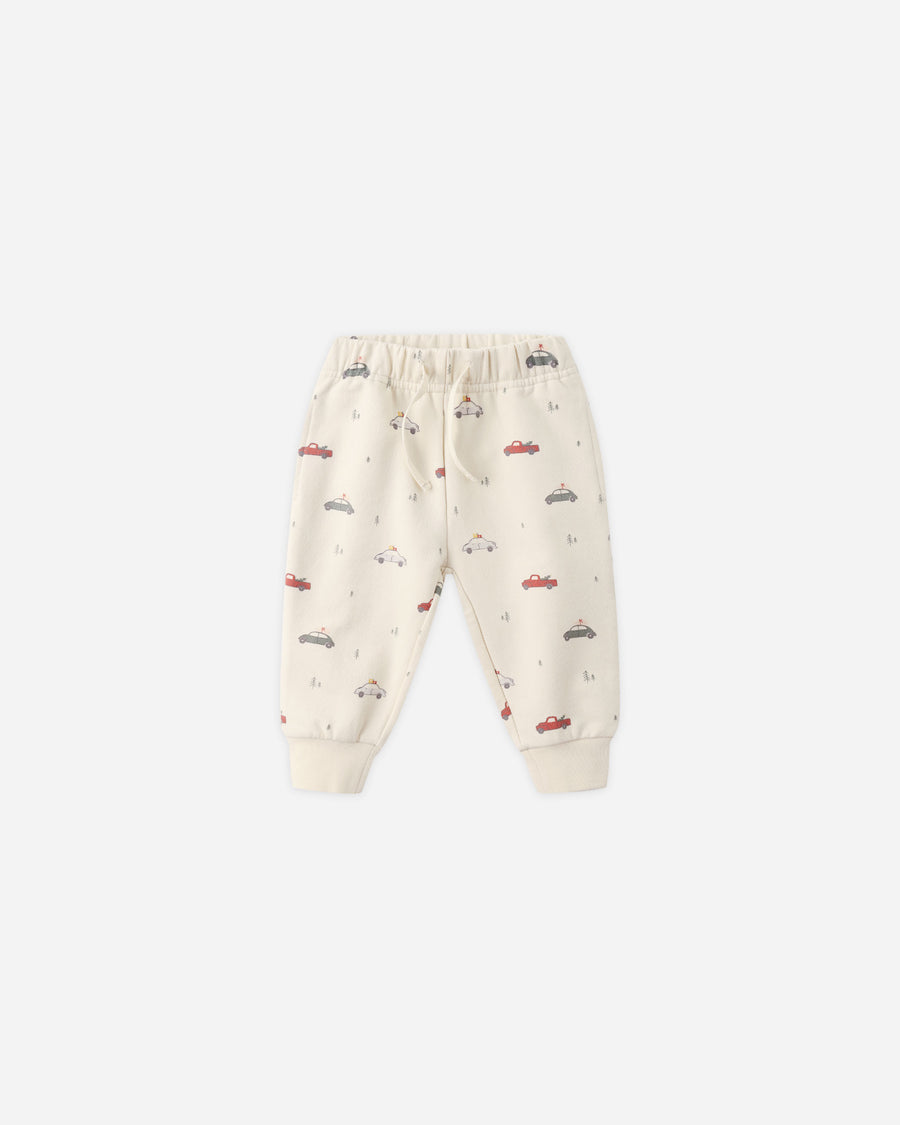 Relaxed Fleece Sweatpants - Cars