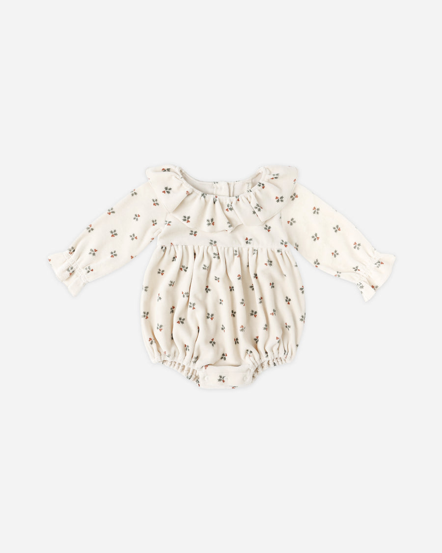 Wendy Romper - Holly Berry