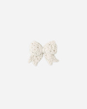 Crochet Bow - Natural