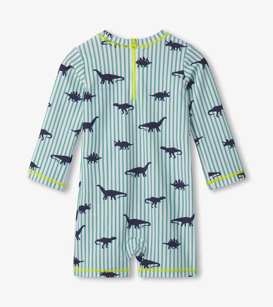 Dino Stripes One-Piece Rashguard