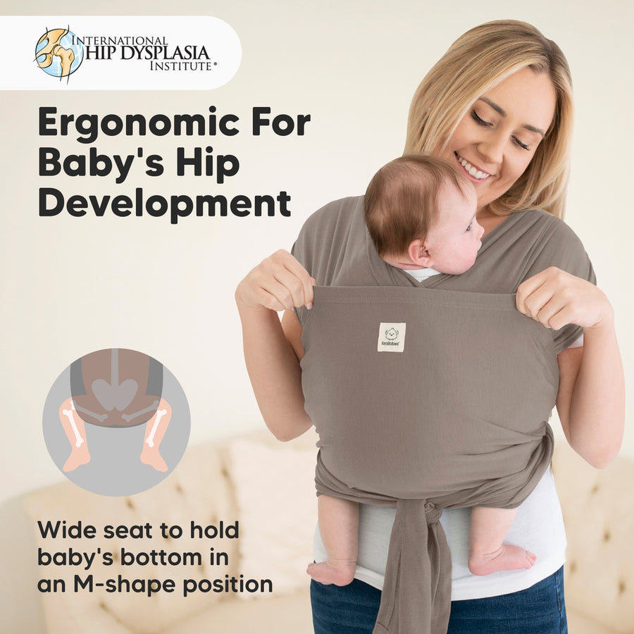 D-Lite Baby Wrap Carrier - Copper Gray