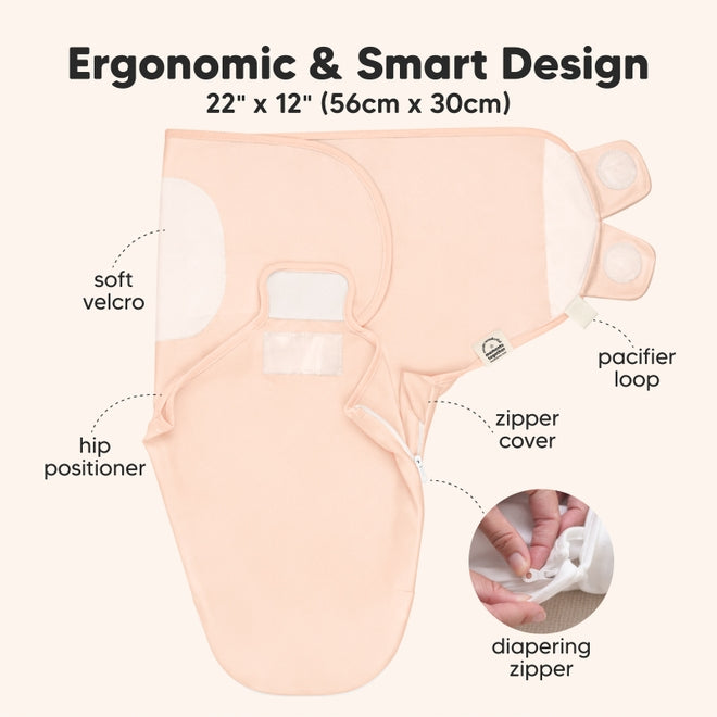 SOOTHE Zippy Swaddle Wraps - 3-Pack (Angelic)
