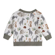 Organic Cotton Savannah Animals Pullover and Pants Set