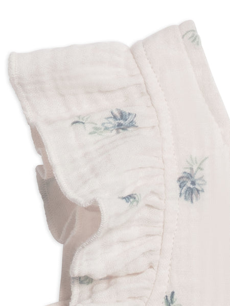Organic Jane Muslin Dress - Elena Floral/Lilla