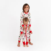 Bamboo Convertible Baby Pajamas - Cozy Christmas