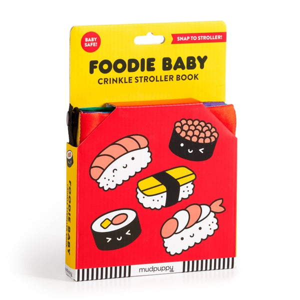 Crinkle Fabric Stroller Book - Foodie Baby