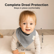 Organic Cotton Bandana Bibs - Nordic