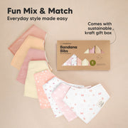 Organic Cotton Bandana Bibs - Butterflies