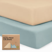 2 Pack Isla Fitted Crib Sheet - Toasty