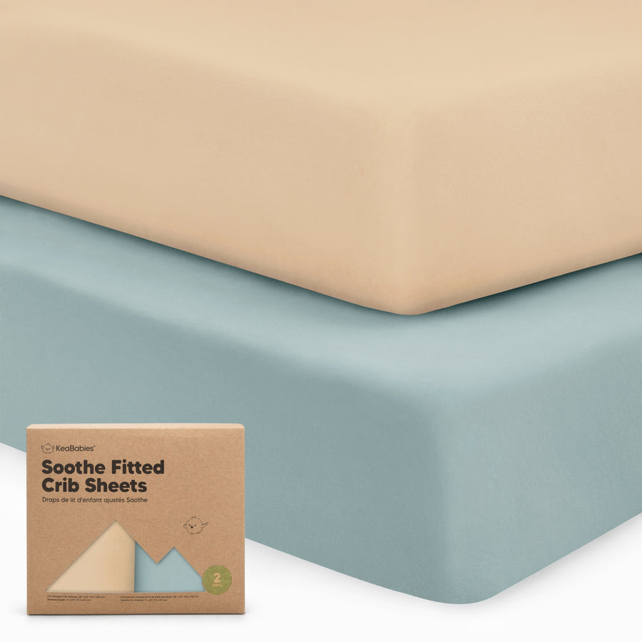 2 Pack Isla Fitted Crib Sheet - Toasty
