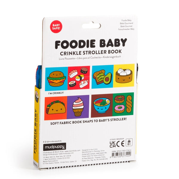 Crinkle Fabric Stroller Book - Foodie Baby