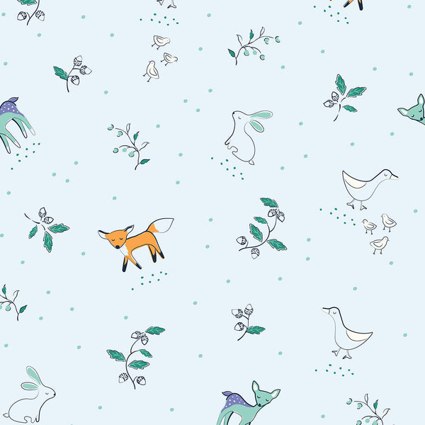 Modal Magnetic Footie - Woodsy Tale Blue